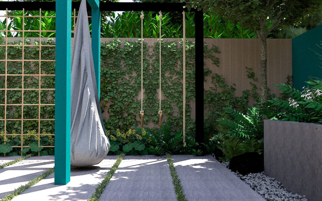 Projekt ogrodu „Po drugiej stronie lustra”