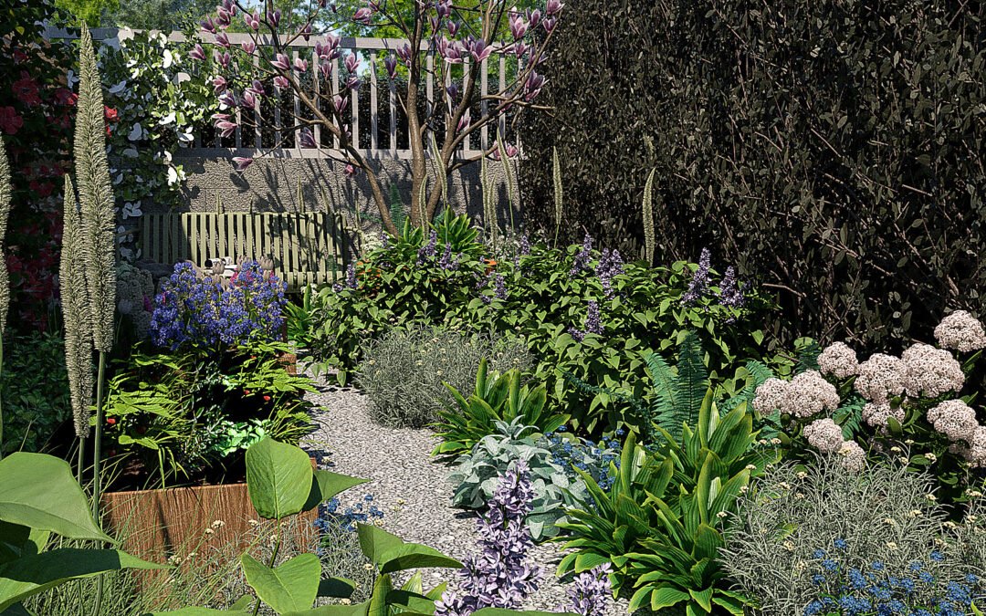 Kieszonkowy ogród w Warszawie